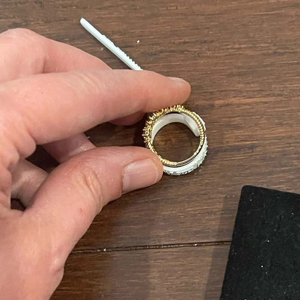 nwot anthropologie raini Multicolor cocktail Ring os